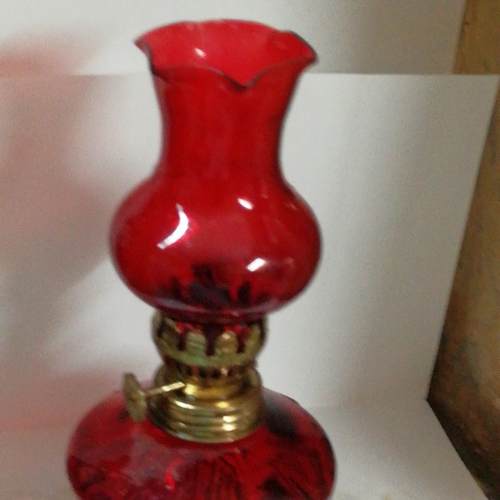 Glass oil chimney old vintage styel - Picture 4 of 4